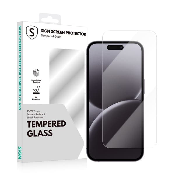 SiGN Beskyttelsesglas til iPhone 16 Pro Max