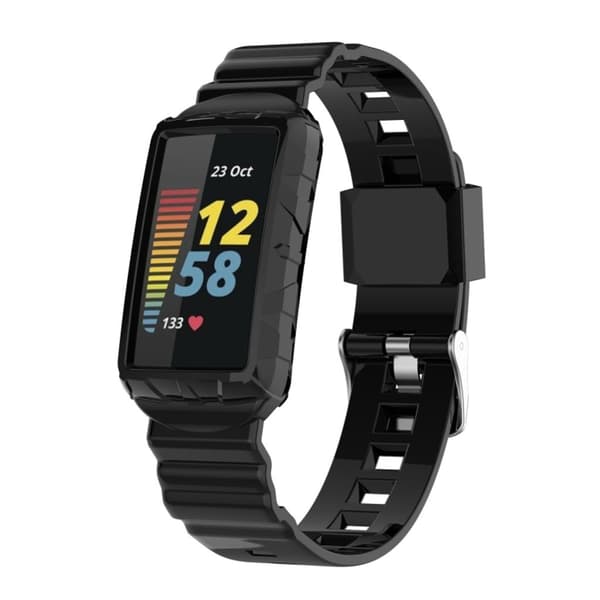 Fitbit Charge 6 / 5 / 4 / 3 rannekoru - Musta