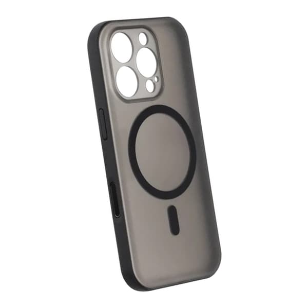 Slankt MagSafe-cover med kamerabeskyttelse til iPhone 16 Pro Max - Sort