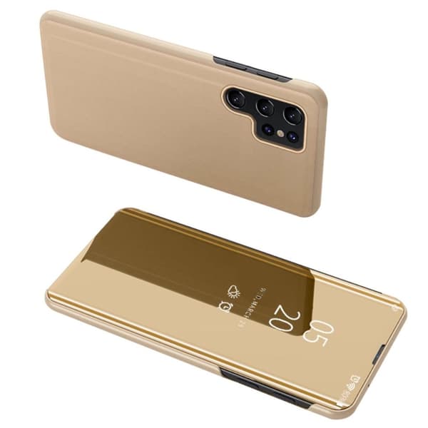 Samsung Galaxy S24 Ultra ställfodral - Guld