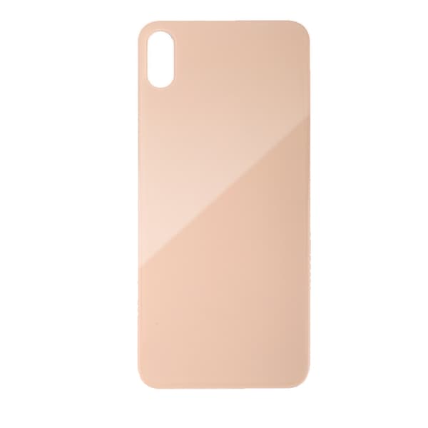 iPhone XS Bagside Glas (Intet Logo) - Guld