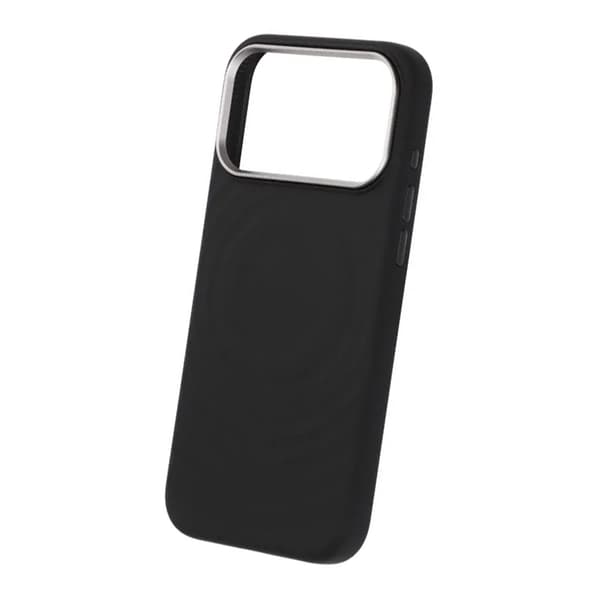Mobilskal Silikon med Magsafe för iPhone 17 Pro Max - Svart