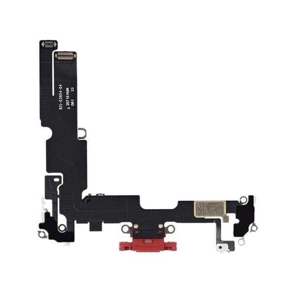 iPhone 14 Plus Laddkontakt med Flexkabel Original - Röd