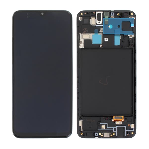 Samsung Galaxy A20 (A205F/DS) Skærm med LCD-display Original - Sort