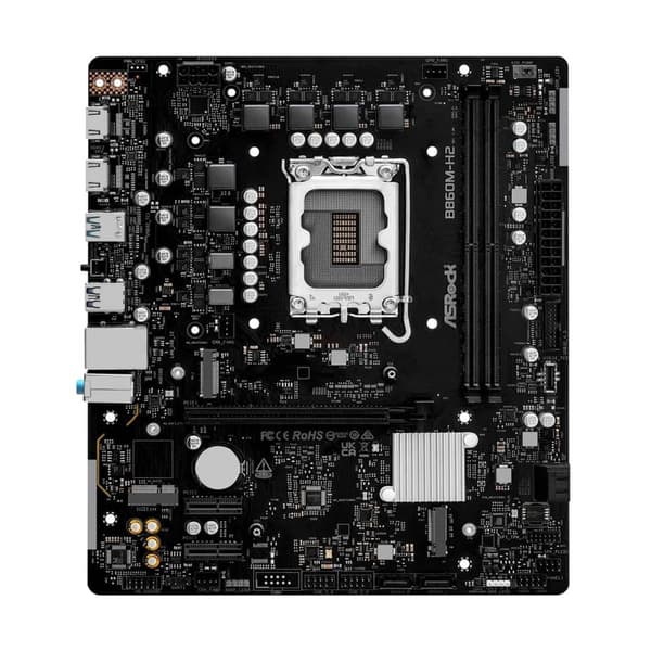 ASRock B860M-H2 Micro ATX-moderkort - Nyskick
