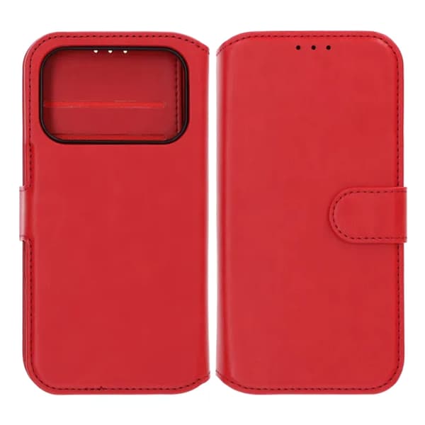 Rvelon Pung Etui Magnet til iPhone 17 Pro - Rød