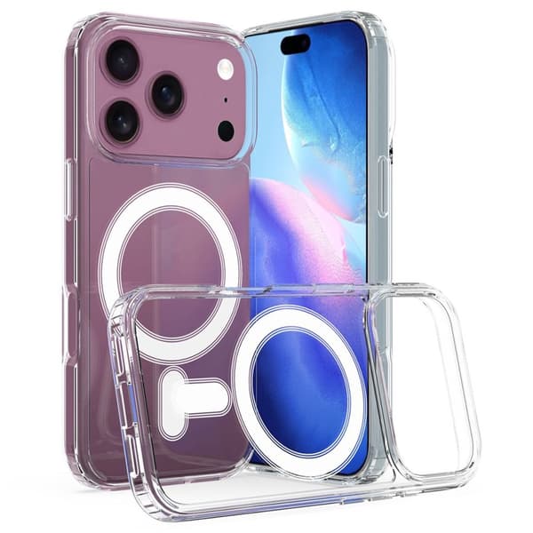 iPhone 18 Pro Max / 17 Pro Max MagSafe -kuori - Läpinäkyvä