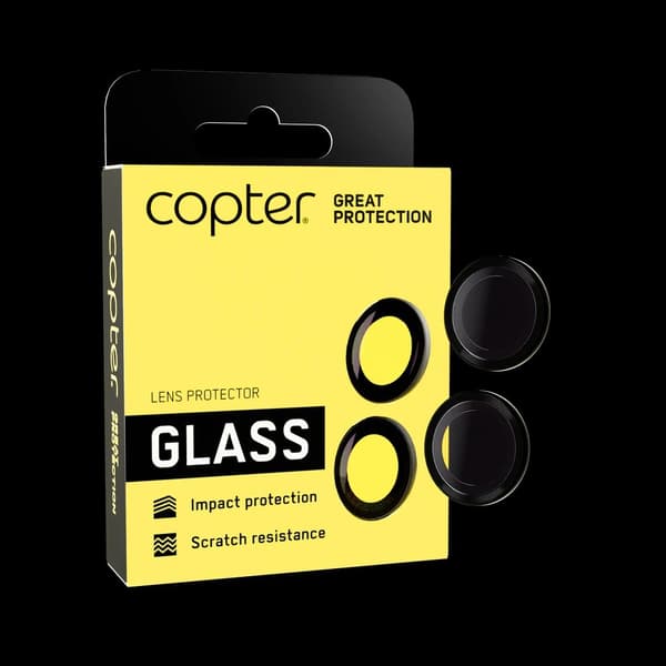 Copter iPhone 17 Exoglass Linseringe Linsebeskytter