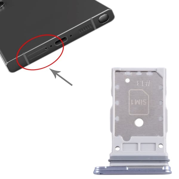 Samsung Galaxy S24/S24+ SIM-korttipidike Koboltinvioletti