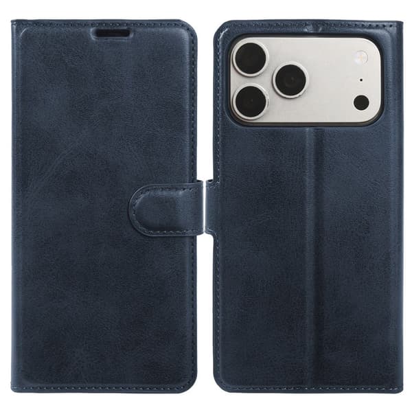 Plånboksfodral med stativ iPhone 18 Pro Max, iPhone 17 Pro Max - Blå