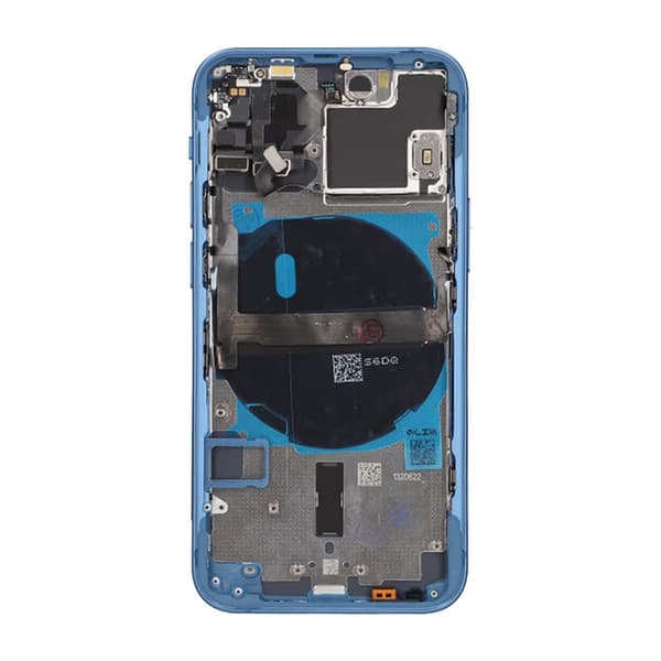 iPhone 13 Mini Baksida Komplett Med Smådelar - Blå