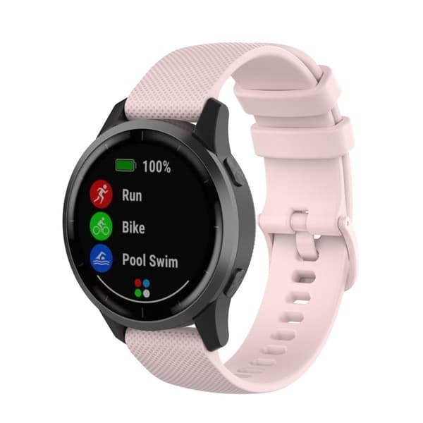 Garmin Vivoactive 4 Silikone Urrem - Pink