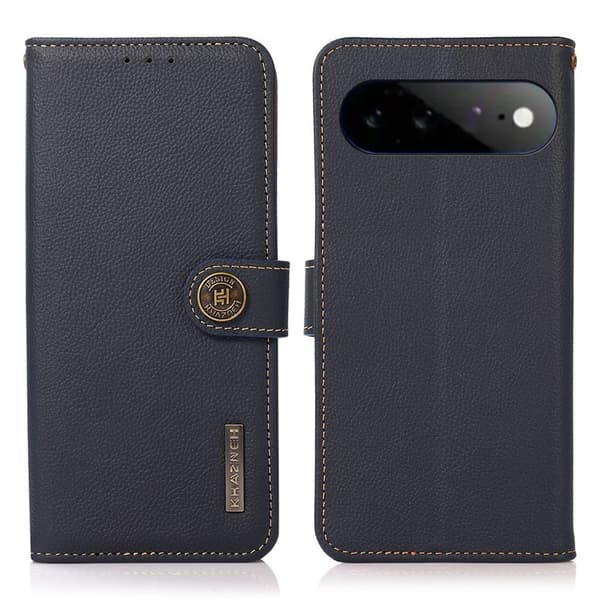 KHAZNEH Google Pixel 11 Pro XL RFID-blockerande plånboksfodral - Blå