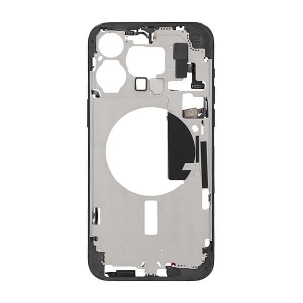 iPhone 15 Pro Max Mittenram med smådelar OEM - Titansvart