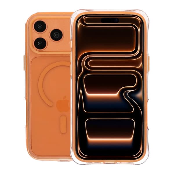 Stötsäkert Airbag Mobilskal för iPhone 17 Pro Max och 18 Pro Max - Orange