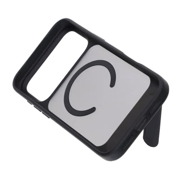 MagSafe-cover med stativ til iPhone 17 Pro Max - Sort