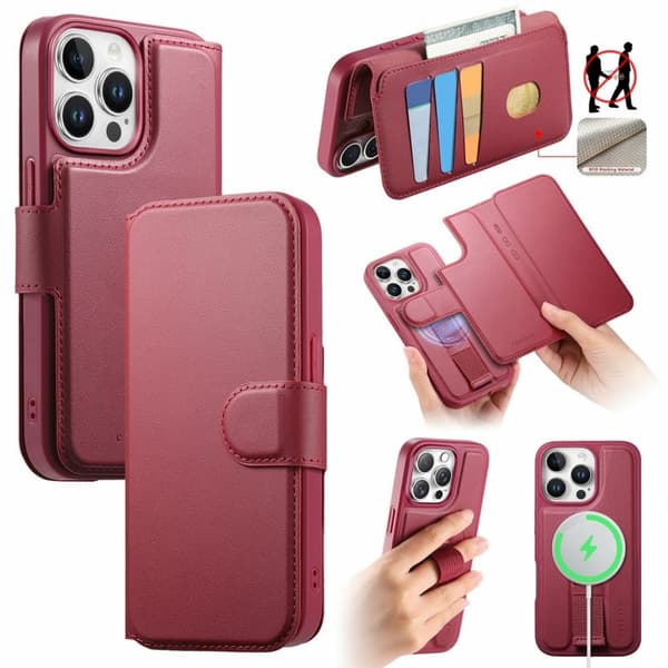 CASENEO iPhone 15 Pro Max Cover - Rød