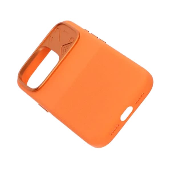 Silikonecover MagSafe med Kamerabeskyttelse til iPhone 16 Pro - Orange
