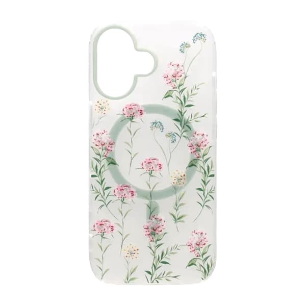 Painted Floral Matte Magnetic Case For iPhone 17 - H1