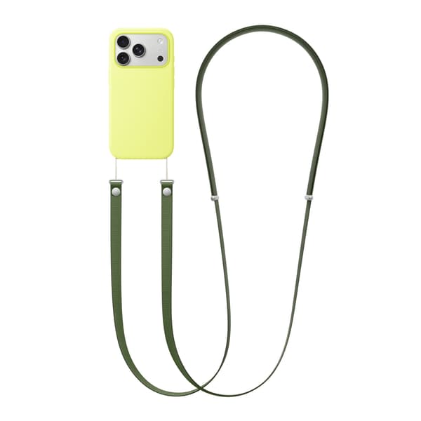 Crossbody-rem til iPhone mobiltelefoncover - Grøn