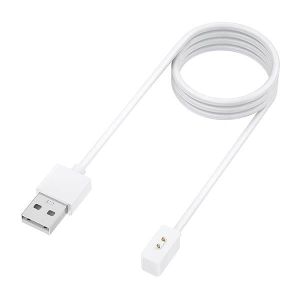 Ladekabel USB til Xiaomi Band 8/Pro/Active - Hvid 2-Pin