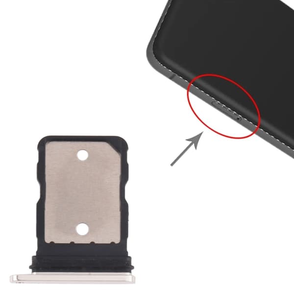 Google Pixel 8 Pro SIM-kortholder - Hvid