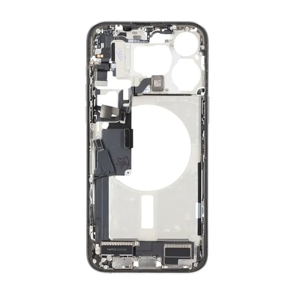 Mellemramme med smådele til iPhone 15 Pro Max - Naturlig Titanium OEM