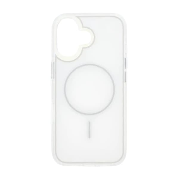 Mobilskal TPU Bumper med Magsafe för iPhone 17 - Vit