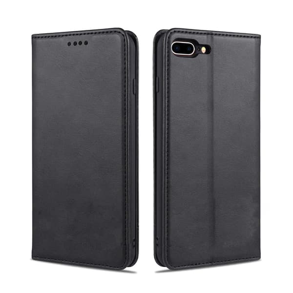 iPhone 7/8 Plus Plånboksfodral Magnet Rvelon - Svart