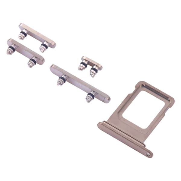 Knapper og SIM-kortholder til iPhone 16 Pro og 16 Pro Max - Sand Titanium