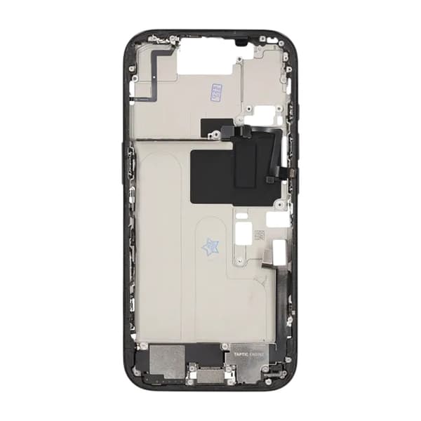 Mellemramme med smådele til iPhone 16 Pro - Sort Titanium OEM