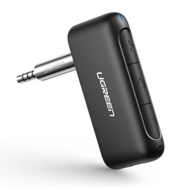 Ugreen Bluetooth 5.0 audio receiver AUX mini jack til bil - Sort