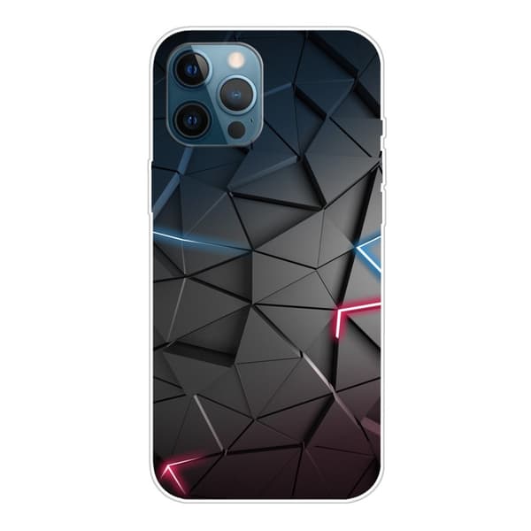 IPhone 12 - 12 Pro smartphone cover - Sort Stereo Rombe