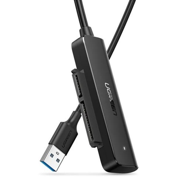 UGREEN USB-A til 2.5\" SATA III 3.0 HDD SSD Adapter, 50cm