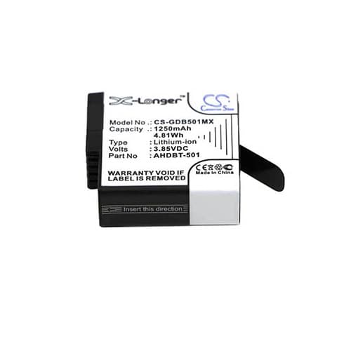 Batteri til GoPro Hero 5-6-7