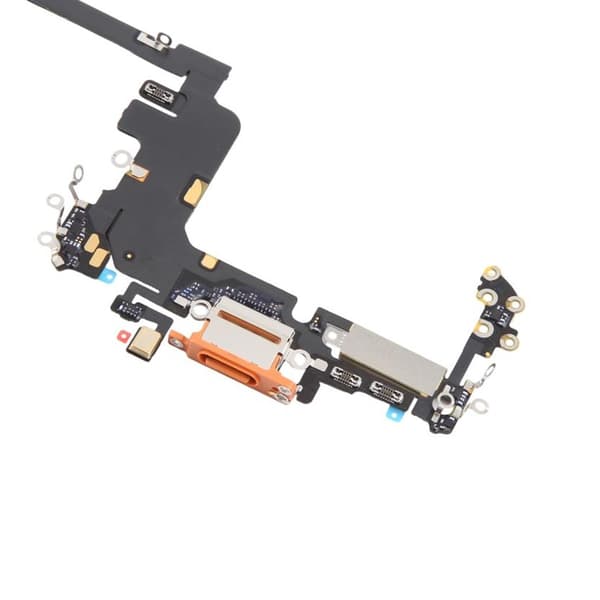 Laddkontakt med Flexkabel för iPhone 17 Pro - Orange