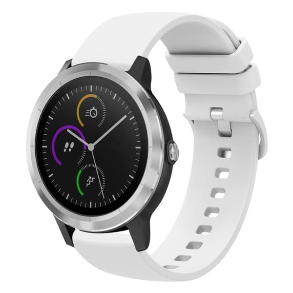 Garmin Vivoactive 3 Silikon Armbandsur - Vit