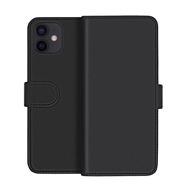 iPhone 12 Mini Plånboksfodral Magnet Rvelon - Svart