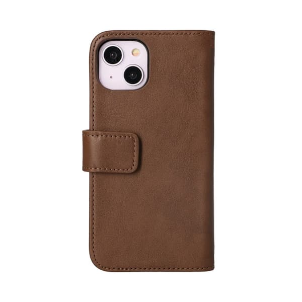 iPhone 14 Plånboksfodral Läder Rvelon - Brun