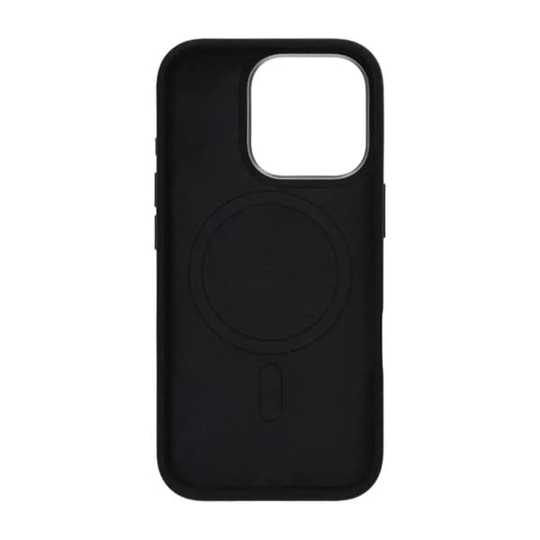 Silikone mobilcover til iPhone 16 Pro - Sort med kamerabeskyttelse