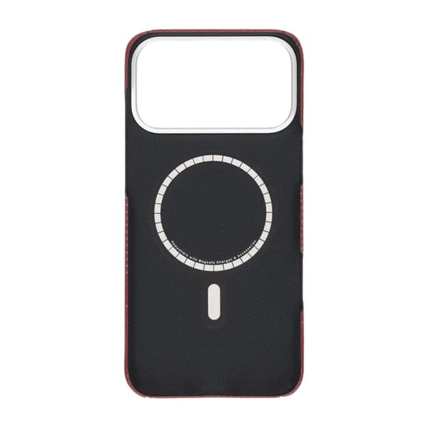 Kevlar Magsafe cover til iPhone 17 Pro Max - Rød