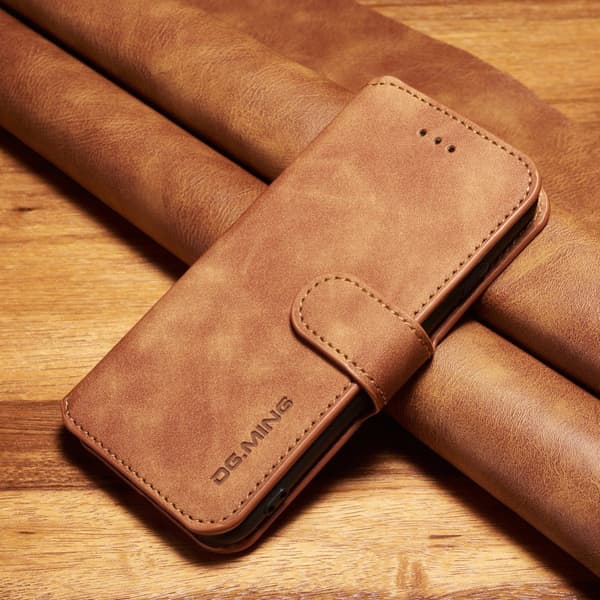 DG.MING Retro Cover til iPhone 7 & 8 - Brun
