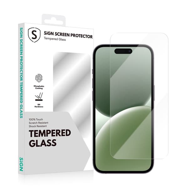 SiGN Karkaistu lasinen näytönsuoja iPhone 17 Prolle