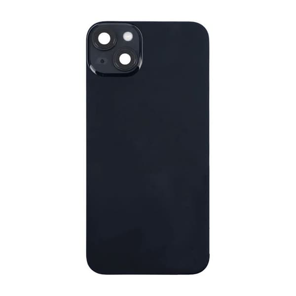 iPhone 14 Plus Baksida Glas Komplett - Svart