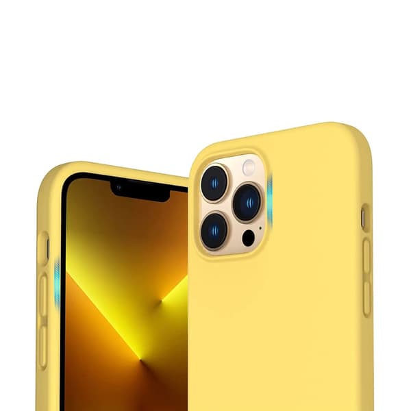 iPhone 14 Pro Silikonskal Rvelon - Gul