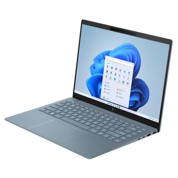 HP Pavilion Plus 14 ew1050no Bærbar Computer 14 2 8K OLED Moonlight Blue Ny stand