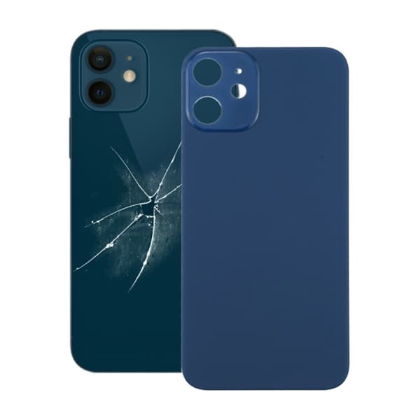 iPhone 12 Mini bagglas med tape - Blå