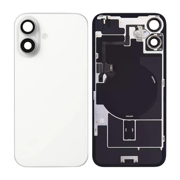 iPhone 16 Bagglas med smådele - Hvid