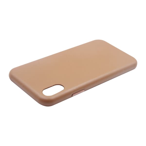 iPhone X/XS Lædercover - Brun