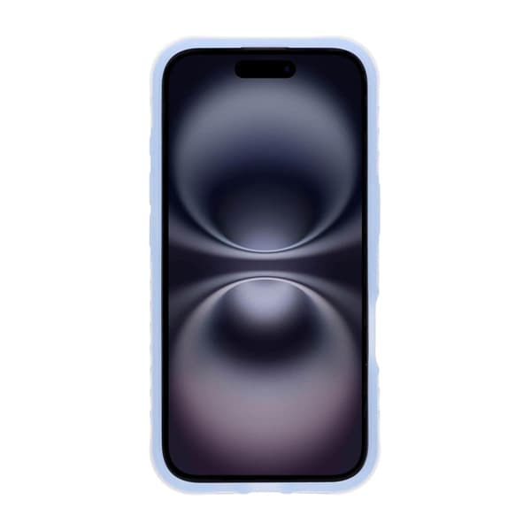 Matt Mobilskal med ringstativ för iPhone 16 - Blå
